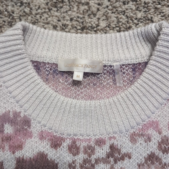 LoveShackFancy Kristen Pullover Sweater in Stardust Fantasy - Picture 6 of 14